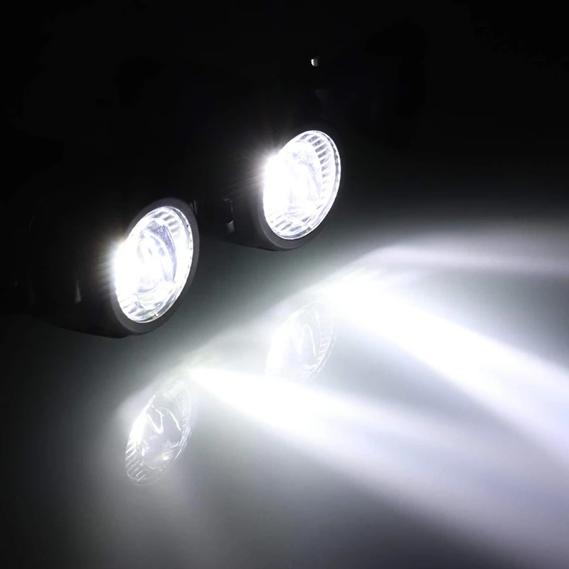 Universal Motorcycle LED Fog Lihgts 40W 6000K Driving Lamps Spotlights with Relay for R1200GS K1600 F800GS F700GS F650GS
Universal Motorcycle LED Fog Lihgts 40W 6000K Driving Lamps Spotlights with Relay for R1200GS K1600 F800GS F700GS F650GS