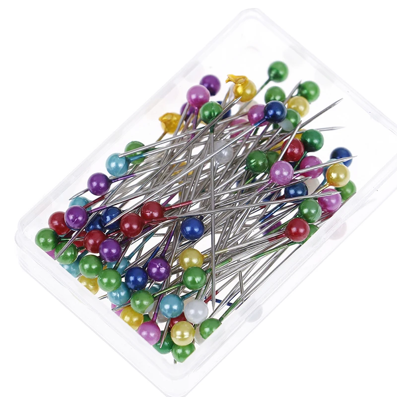 100pcs/box 38mm Round Pearl Head Dressmaking Pins Weddings Corsage Florists Sewing Pin Mixed Color Accessories
100pcs/box 38mm Round Pearl Head Dressmaking Pins Weddings Corsage Florists Sewing Pin Mixed Color Accessories