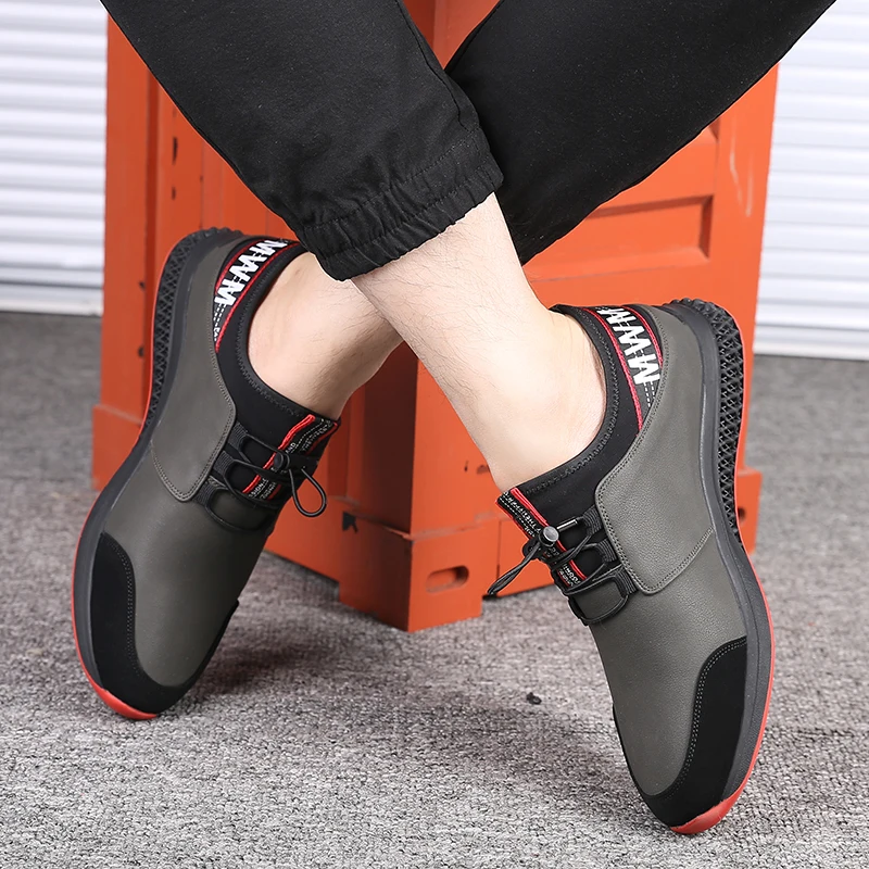 Misalwa Men's Sneakers Casual Soft Leather Black White Cool Street Fashion Male Leisure Shoes 2021 Breathable Light Flats
Misalwa Men's Sneakers Casual Soft Leather Black White Cool Street Fashion Male Leisure Shoes 2021 Breathable Light Flats