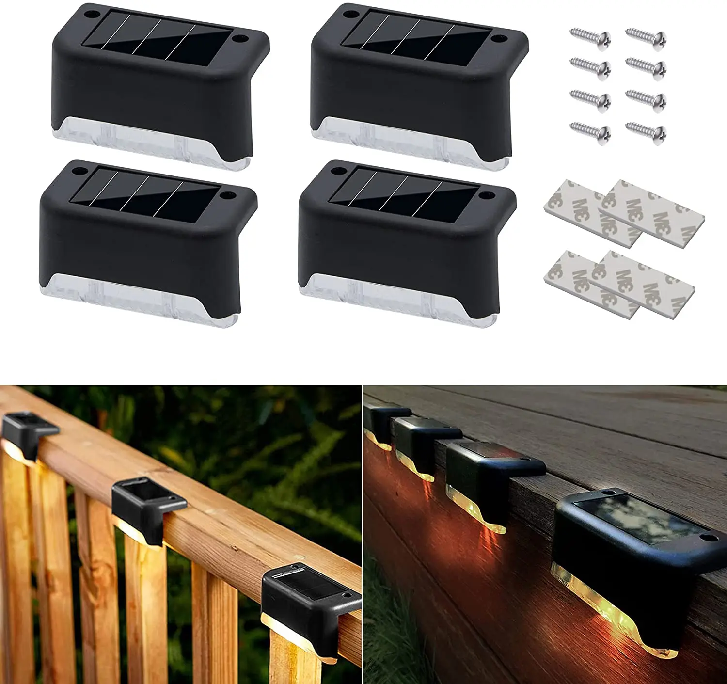 Solar Step Lights Outdoor Waterproof Led Solar Power Garden Light Lamp decor for Patio Stair Garden Yard Fence Solar Night Light
Solar Step Lights Outdoor Waterproof Led Solar Power Garden Light Lamp decor for Patio Stair Garden Yard Fence Solar Night Light