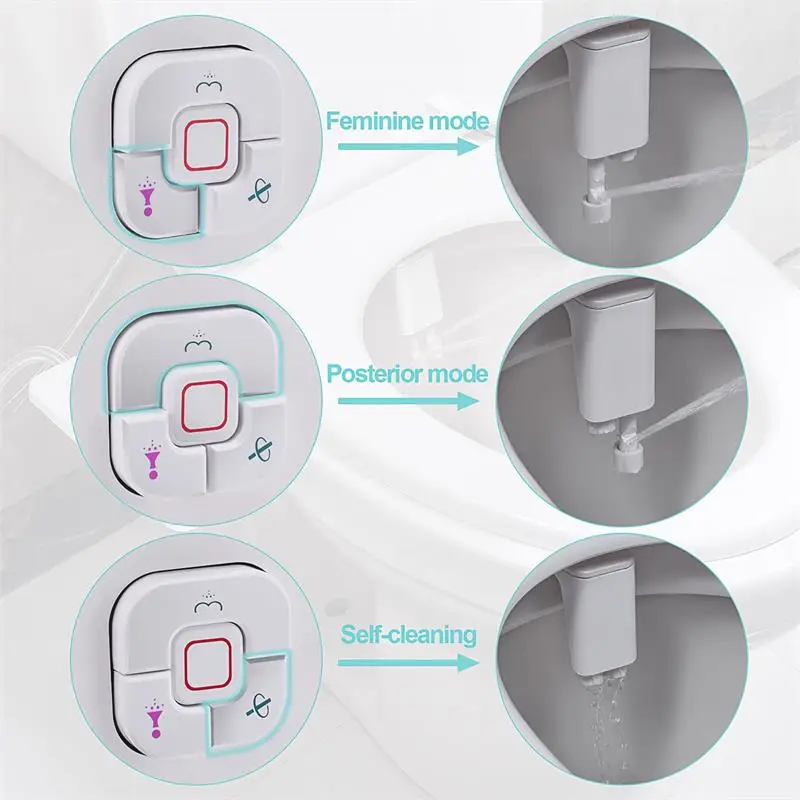 NEW Toilet Bidet Shower Ultra-thin Bidet Toilet Seat Attachment Non-electric Bidet sprayer Dual Nozzles Frontal & Rear Wash
NEW Toilet Bidet Shower Ultra-thin Bidet Toilet Seat Attachment Non-electric Bidet sprayer Dual Nozzles Frontal & Rear Wash