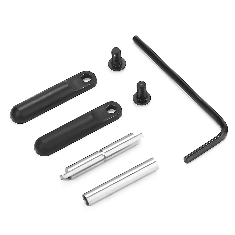 

Gen 2 .154 Non-Rotating Anti-Walk Pins with Black Side Plates Trigger Hammer Pins for 5.56/.223/.308 Rifle VI04005