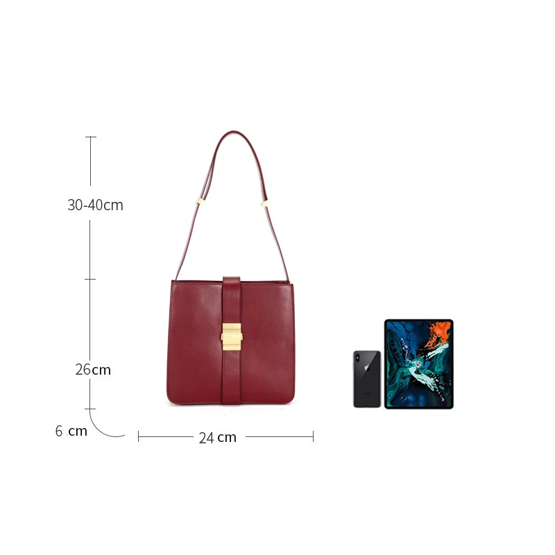 Genuine Leather Women's Fashion Shoulder Cross Body Bucket Bag Brand Design Large Capacity Shopping Bag 2021 Winter New Hot Sal
Genuine Leather Women's Fashion Shoulder Cross Body Bucket Bag Brand Design Large Capacity Shopping Bag 2021 Winter New Hot Sal