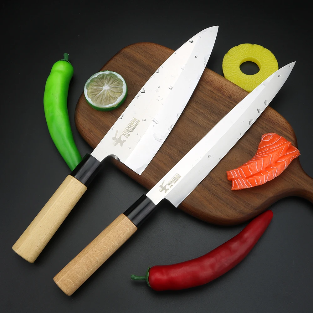 XUAN FENG Japanese Sashimi Knife 7cr15 Stainless Steel Chef Salmon Knife Fillet Knife Sushi Knife Wooden Handle
XUAN FENG Japanese Sashimi Knife 7cr15 Stainless Steel Chef Salmon Knife Fillet Knife Sushi Knife Wooden Handle