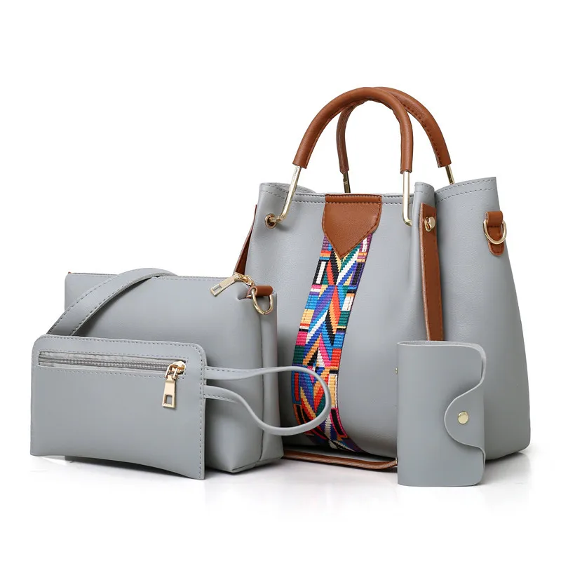 Newest 4Pcs/Sets Women Luxury Handbags Leather Shoulder Bags Large Capacity Casual Tote Bag Bucket Purses Messenger Sac A Main
Newest 4Pcs/Sets Women Luxury Handbags Leather Shoulder Bags Large Capacity Casual Tote Bag Bucket Purses Messenger Sac A Main