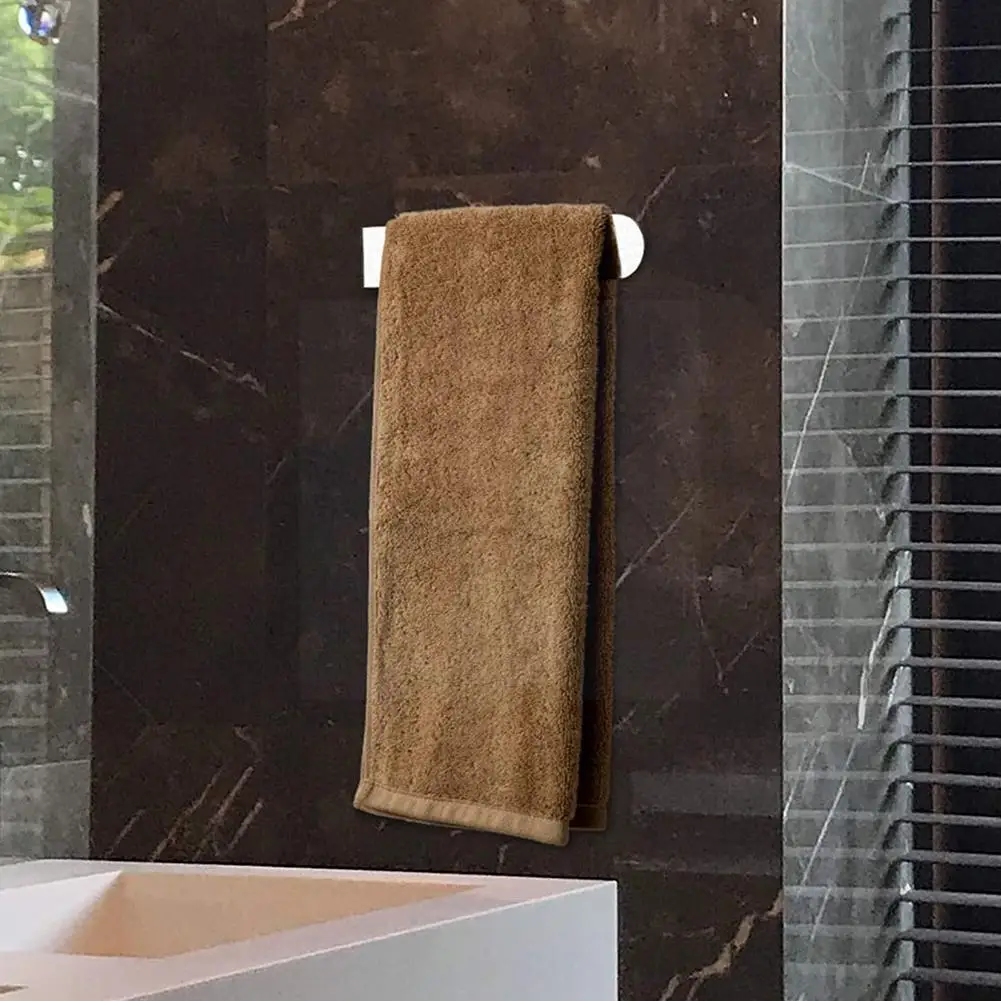 1PC Simple nordic bathroom toilet 304 steel towel rack towel towel Washroom single hanging bar perforated free Y4F9
1PC Simple nordic bathroom toilet 304 steel towel rack towel towel Washroom single hanging bar perforated free Y4F9