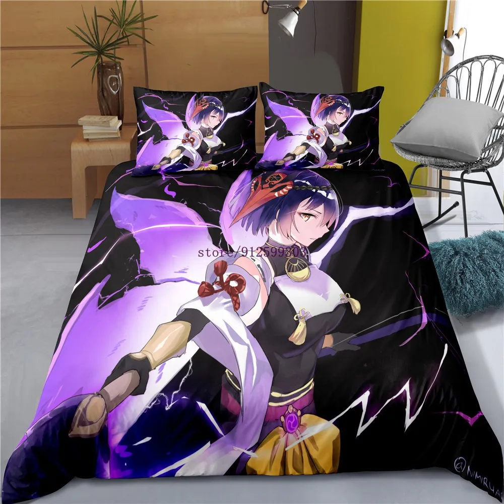 Game Genshin Impact Bedding Sets Cartoon Duvet Cover and Pillowcase Luxury Quilt Comforter Covers for Kids Bedroom Home Textiles
Game Genshin Impact Bedding Sets Cartoon Duvet Cover and Pillowcase Luxury Quilt Comforter Covers for Kids Bedroom Home Textiles