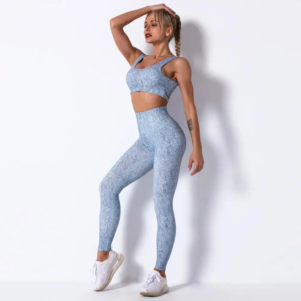Sexy Seamless Buttocks Printed Yoga Bra Set Moisture Wicking Running Sports Fitness Pants Women Gym Clothing Sport Set Women
Sexy Seamless Buttocks Printed Yoga Bra Set Moisture Wicking Running Sports Fitness Pants Women Gym Clothing Sport Set Women