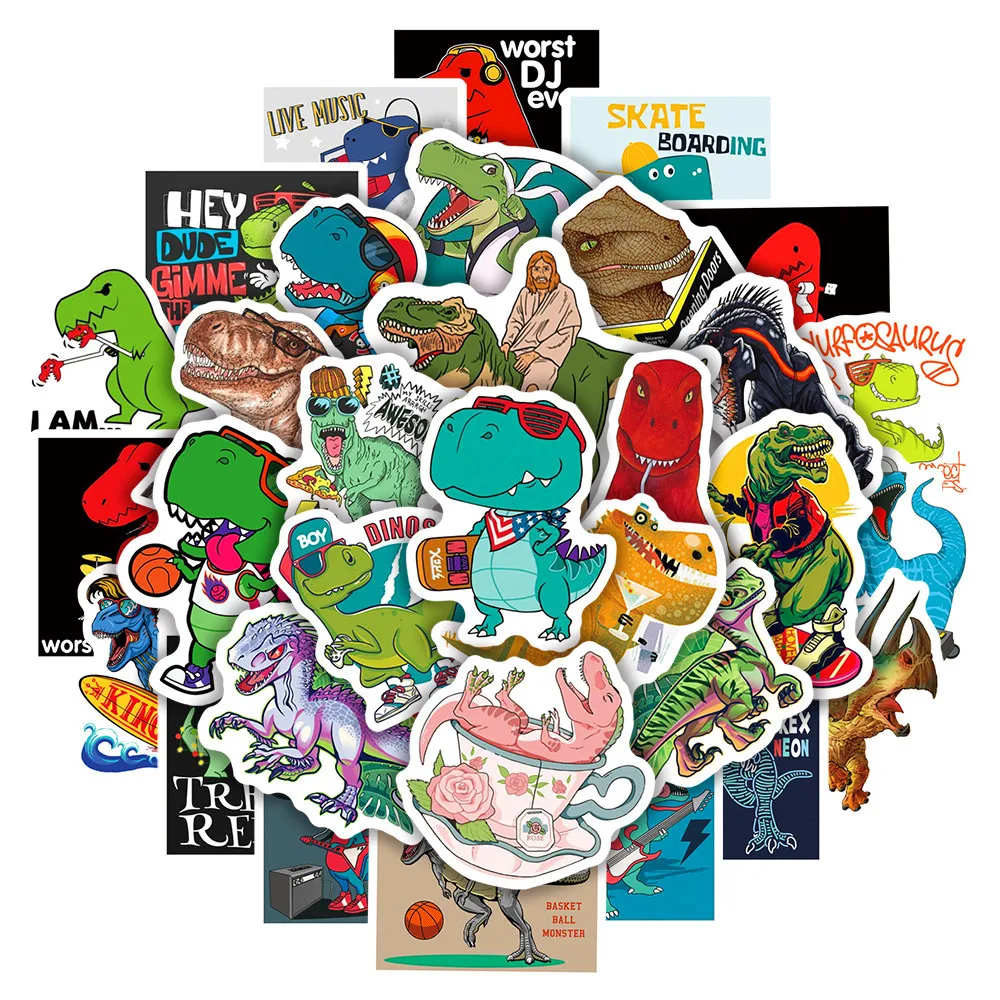 10/30/50PCS Like Sports and Rock Little Dinosaur Stickers Book Laptop Guitar Motorcycle Luggage DIY Label Decorative Wholesale 
10/30/50PCS Like Sports and Rock Little Dinosaur Stickers Book Laptop Guitar Motorcycle Luggage DIY Label Decorative Wholesale