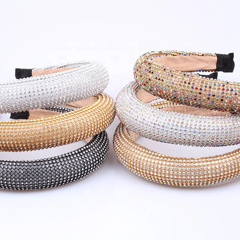 Baroque Full Diamond Luxury Headband Party Sponge Padded Bling Crystal Rhinestone Hairband Women Hair Accessories headband
Baroque Full Diamond Luxury Headband Party Sponge Padded Bling Crystal Rhinestone Hairband Women Hair Accessories headband