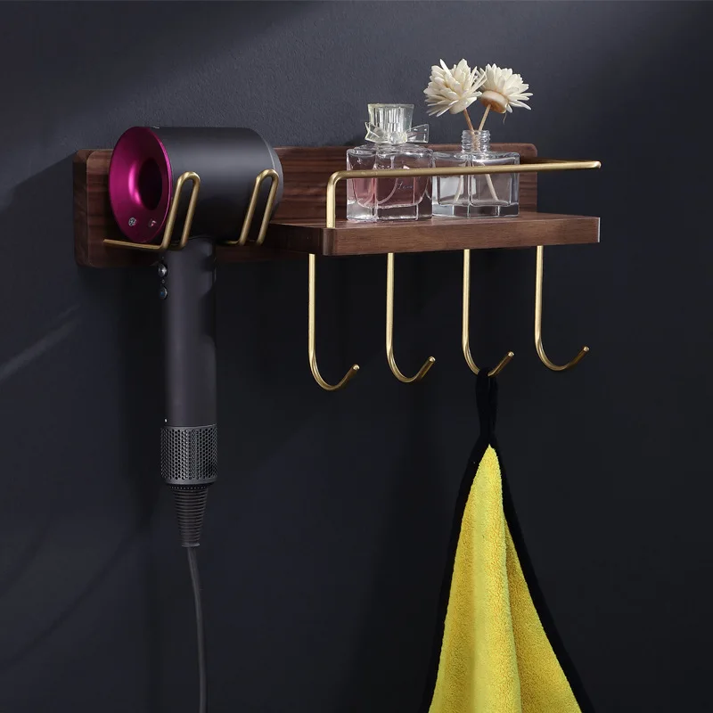 Dyson Blower Rack Home Decor Bathroom Storage Stand Nozzles Hair Dryer Holder Walnut Wood Accessories Organizer Wall Mount
Dyson Blower Rack Home Decor Bathroom Storage Stand Nozzles Hair Dryer Holder Walnut Wood Accessories Organizer Wall Mount