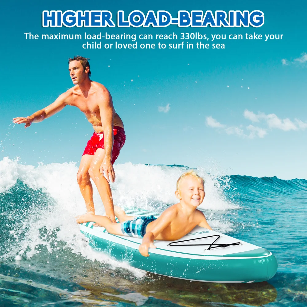 BESPORTBLE Inflatable Paddle Board Surfboard Non-slip Deck 120x30x6" Standing Board with Paddle Pump Removable Fin Air
BESPORTBLE Inflatable Paddle Board Surfboard Non-slip Deck 120x30x6" Standing Board with Paddle Pump Removable Fin Air