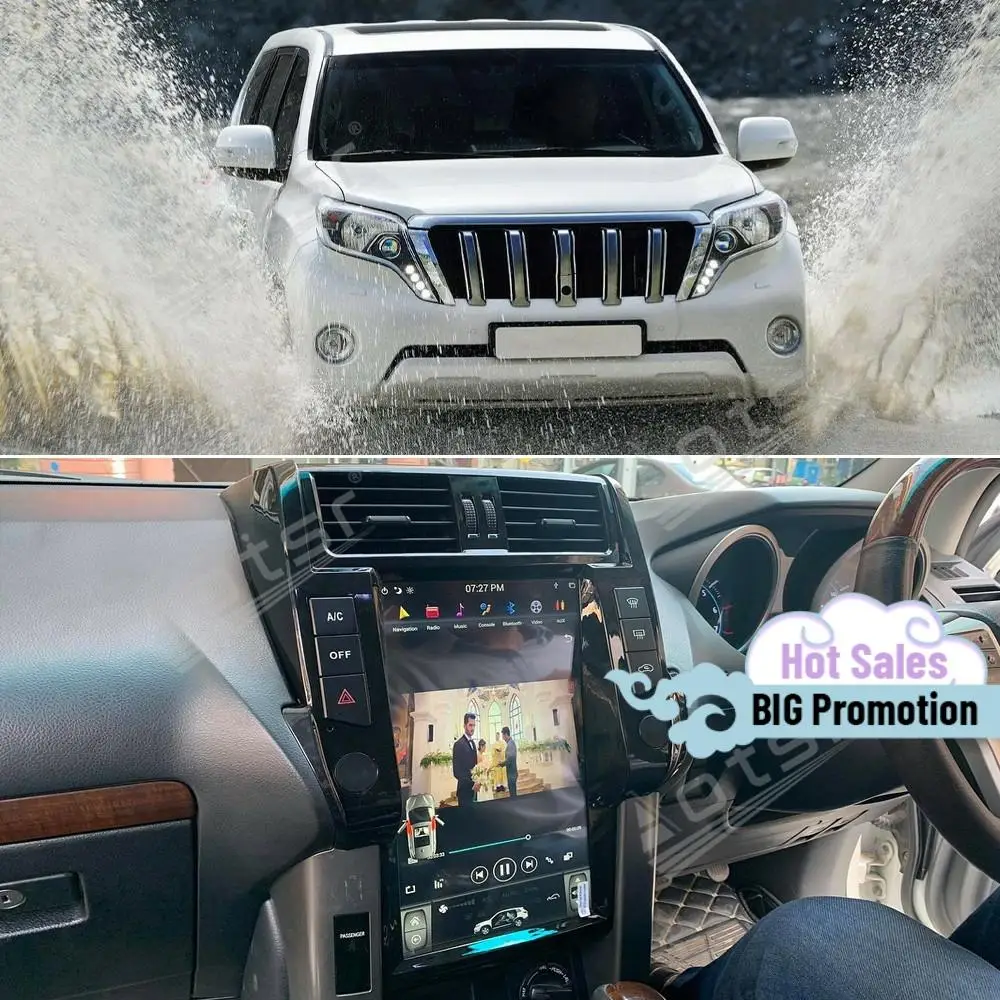 Стерео-проигрыватель на Android с экраном 128 ГГц Тесла для Toyota Land Cruiser Prado 150 2010 2011 2012 2013 2014 2016 2017 GPS
Стерео-проигрыватель на Android с экраном 128 ГГц Тесла для Toyota Land Cruiser Prado 150 2010 2011 2012 2013 2014 2016 2017 GPS