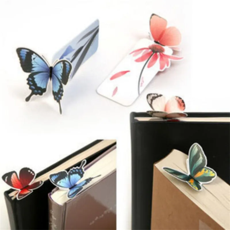 Cut Bookmark Butterfly Style Teacher's Gift Book Marker Stationery Gift Realistic Cute Kawaii Cartoon 3D Bookmark
Cut Bookmark Butterfly Style Teacher's Gift Book Marker Stationery Gift Realistic Cute Kawaii Cartoon 3D Bookmark