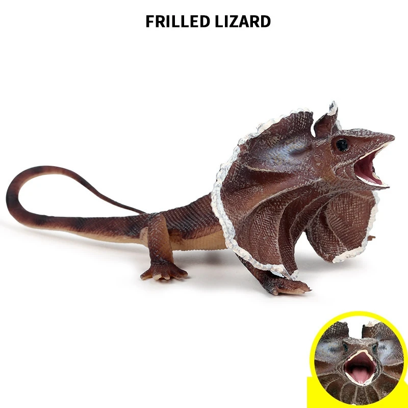 PVC Simulation Lizard Model Tricky Toy Simulation Wild Animals Education Toy for Kids