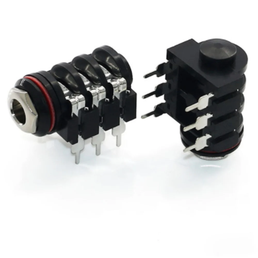 5Pcs 6.35 MM Stereo Audio Socket Jack Connector 6.5 MM PCB Solder Right Angle Tip Ring Sleeve
5Pcs 6.35 MM Stereo Audio Socket Jack Connector 6.5 MM PCB Solder Right Angle Tip Ring Sleeve