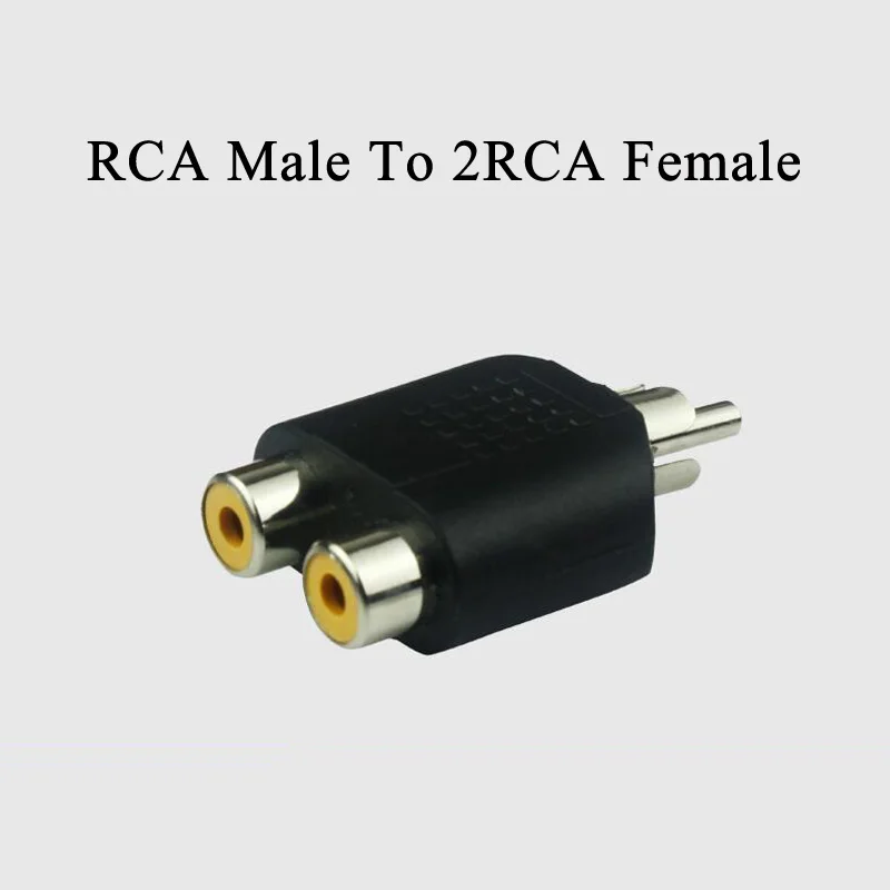3 шт. RCA к 2RCA 3RCA мужской женский разъем аудио кабель адаптер аудио-видео для