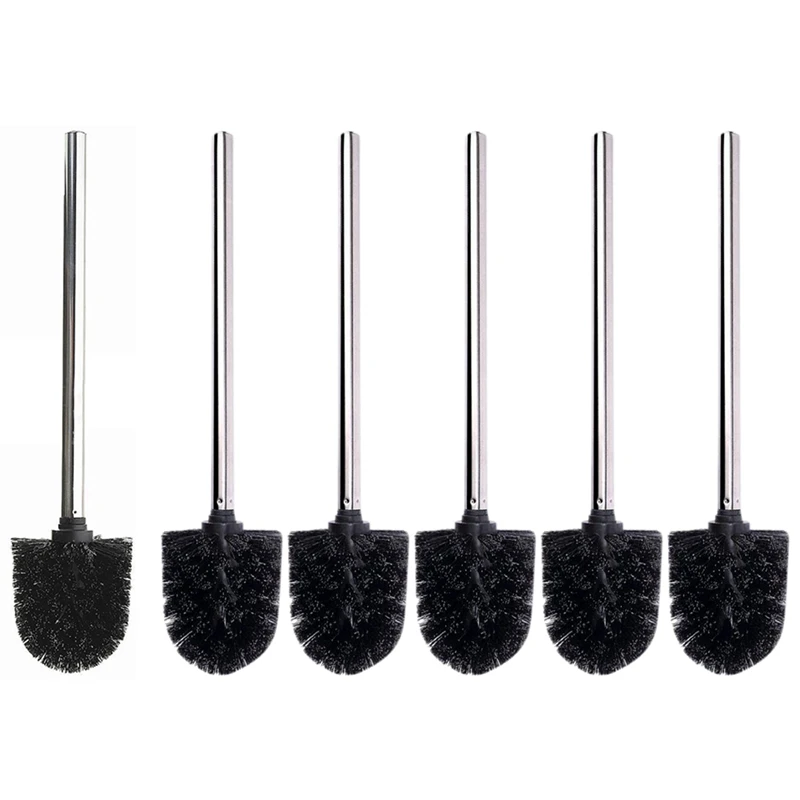 1 Pcs Stainless Steel WC Bathroom Cleaning Toilet Brush Black Head & 5 Pcs Stainless Steel Toilet Brush Toilet Brush
1 Pcs Stainless Steel WC Bathroom Cleaning Toilet Brush Black Head & 5 Pcs Stainless Steel Toilet Brush Toilet Brush