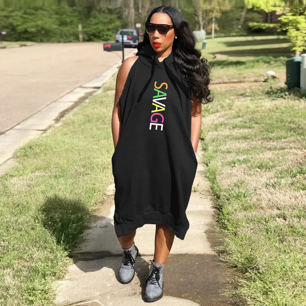 Повседневное свободное платье-свитер с капюшоном FAGADOER, женские платья-миди без рукавов с надписью, весенние толстовки, одежда 2022
Повседневное свободное платье-свитер с капюшоном FAGADOER, женские платья-миди без рукавов с надписью, весенние толстовки, одежда 2022