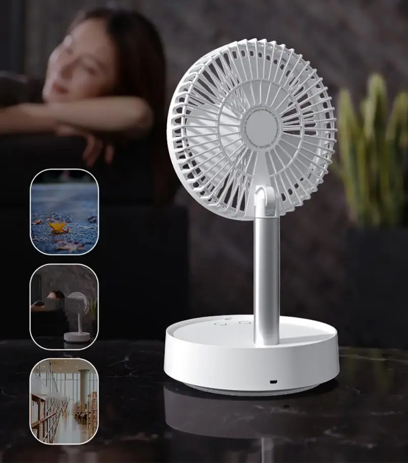 New Low Noise USB Recharge Desktop Fan Non-slip Shake Your Head Around 120° Portable Bedroom Hall Office Etc Home Accessories
New Low Noise USB Recharge Desktop Fan Non-slip Shake Your Head Around 120° Portable Bedroom Hall Office Etc Home Accessories