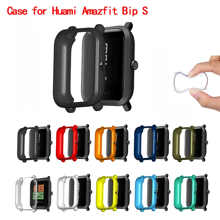 Мягкий защитный силиконовый чехол из ТПУ для Huami Amazfit Bip S, чехол для смарт-часов Huami Amazfit Bip S, аксессуары
Мягкий защитный силиконовый чехол из ТПУ для Huami Amazfit Bip S, чехол для смарт-часов Huami Amazfit Bip S, аксессуары