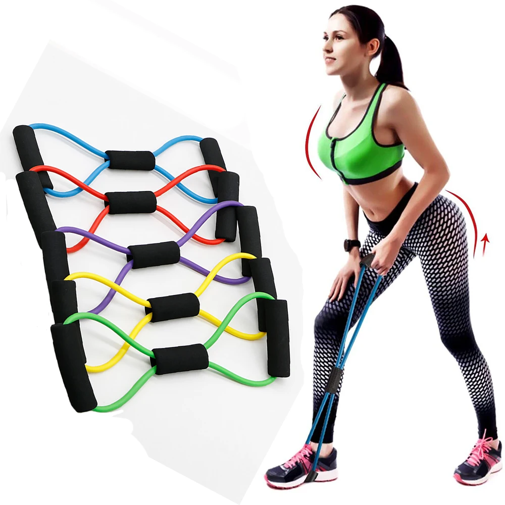 Yoga Elastic Fitness Bands 8 Word Chest Expander Rubber Tubing Pull on Rope Workout Elastic Resistance Band Muscle Expansion
Yoga Elastic Fitness Bands 8 Word Chest Expander Rubber Tubing Pull on Rope Workout Elastic Resistance Band Muscle Expansion