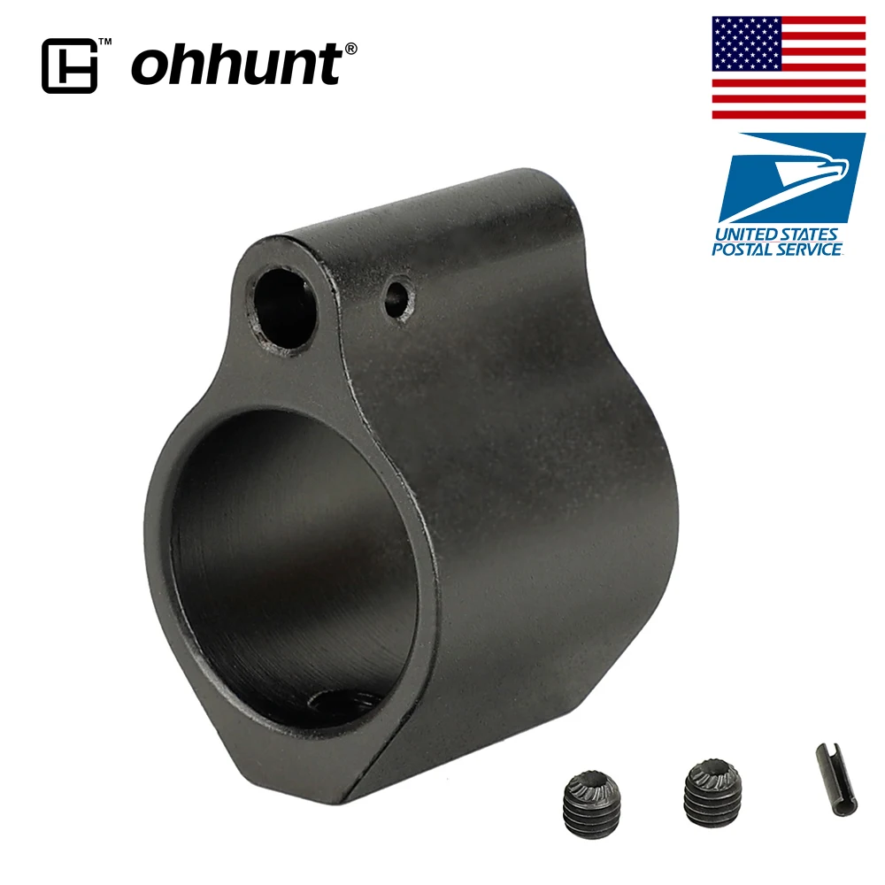 Тактический газовый блок ohhunt 750 дюйма сталь алюминий с винтом для стандартных
