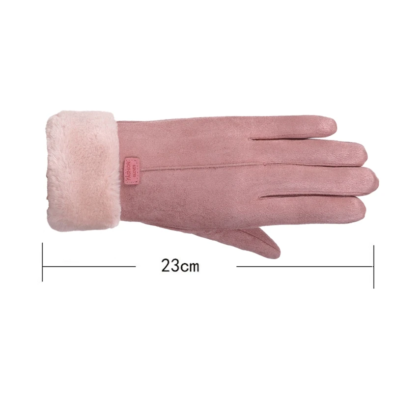 New Autumn And Winter Gloves Suede Gloves Female Five-finger Thickening Warm Touch Screen Gloves
New Autumn And Winter Gloves Suede Gloves Female Five-finger Thickening Warm Touch Screen Gloves
