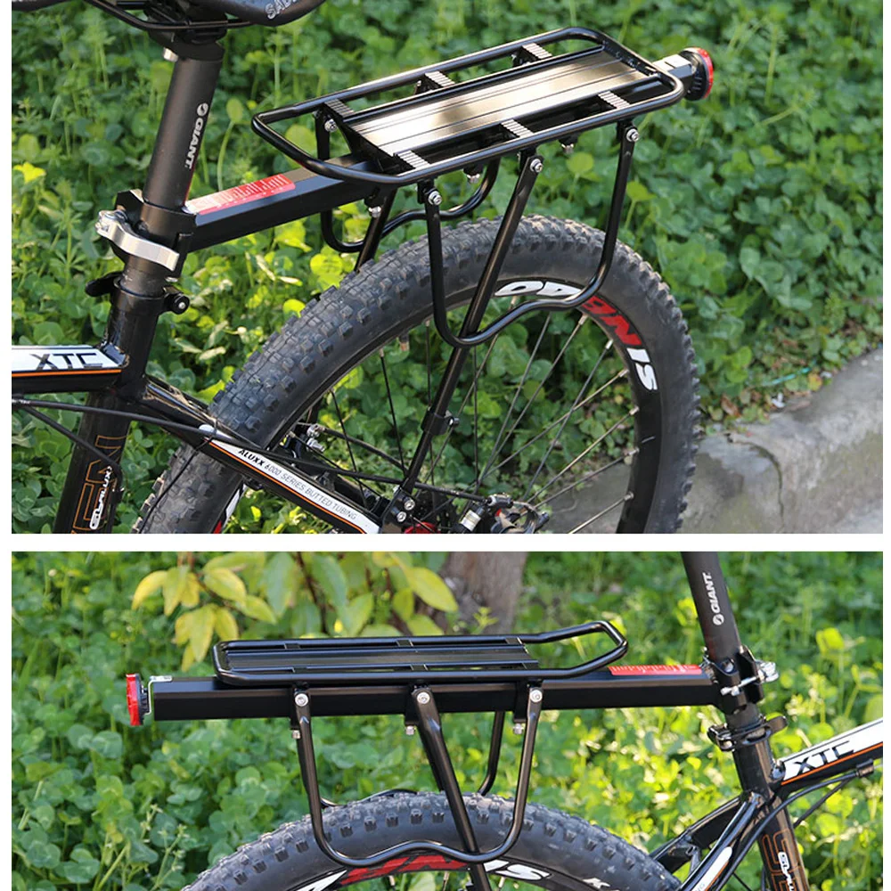 Bike Luggage Rack Aluminum Alloy 50KG Load Luggage Rear Cargo Carrier Trunk For MTB Bikes Rear Shelf Cycling Bicycles Rack 
Bike Luggage Rack Aluminum Alloy 50KG Load Luggage Rear Cargo Carrier Trunk For MTB Bikes Rear Shelf Cycling Bicycles Rack