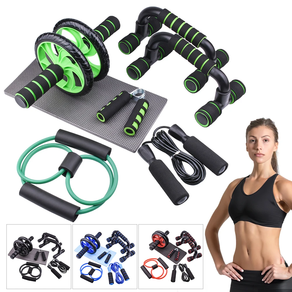 Resistance Bands Abdominal Wheel Ab Roller Chest Muscle Trainer Kneeling Pad Skipping Rope Push-up Stand Set Fitness Equipment
Resistance Bands Abdominal Wheel Ab Roller Chest Muscle Trainer Kneeling Pad Skipping Rope Push-up Stand Set Fitness Equipment