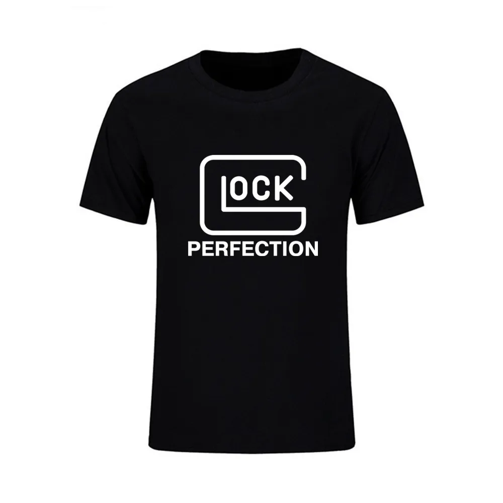 

Glock perfection Shooting Sports T shirt Men Outdoor Hunting Jungle Cotton Tshirt Airsoft Hiking Pistol Military Police T-shirt