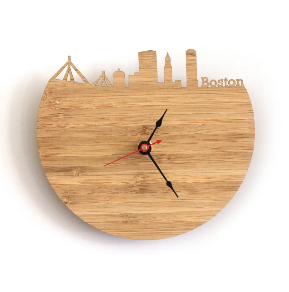 Boston Skyline настенные часы для гостиной, офиса, настенные часы, кварцевые часы, городской силуэт
Boston Skyline настенные часы для гостиной, офиса, настенные часы, кварцевые часы, городской силуэт