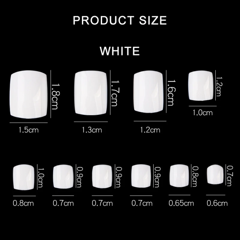 500PCS Short French Nail Tips False Acrylic Nails With Box For Salon Supplier Nails Art Tips Manicure Tool Fake Nails
500PCS Short French Nail Tips False Acrylic Nails With Box For Salon Supplier Nails Art Tips Manicure Tool Fake Nails