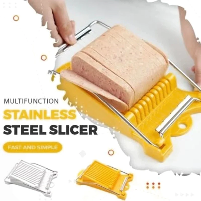 Stainless Steel Slicer Multipurpose Boiled Egg Fruit Sausage Slicer Kitchen Utensil Gadget with Anti-skid Grooves
Stainless Steel Slicer Multipurpose Boiled Egg Fruit Sausage Slicer Kitchen Utensil Gadget with Anti-skid Grooves