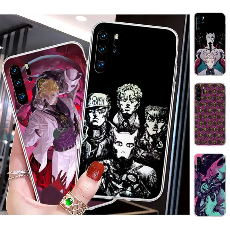 Killer Queen Yoshikage Kira Jojo Phone Case For Huawei P20 P40 Lite P30 Pro P Smart 2019 Nova 3e 6 Se Transparent Soft Cover
Killer Queen Yoshikage Kira Jojo Phone Case For Huawei P20 P40 Lite P30 Pro P Smart 2019 Nova 3e 6 Se Transparent Soft Cover