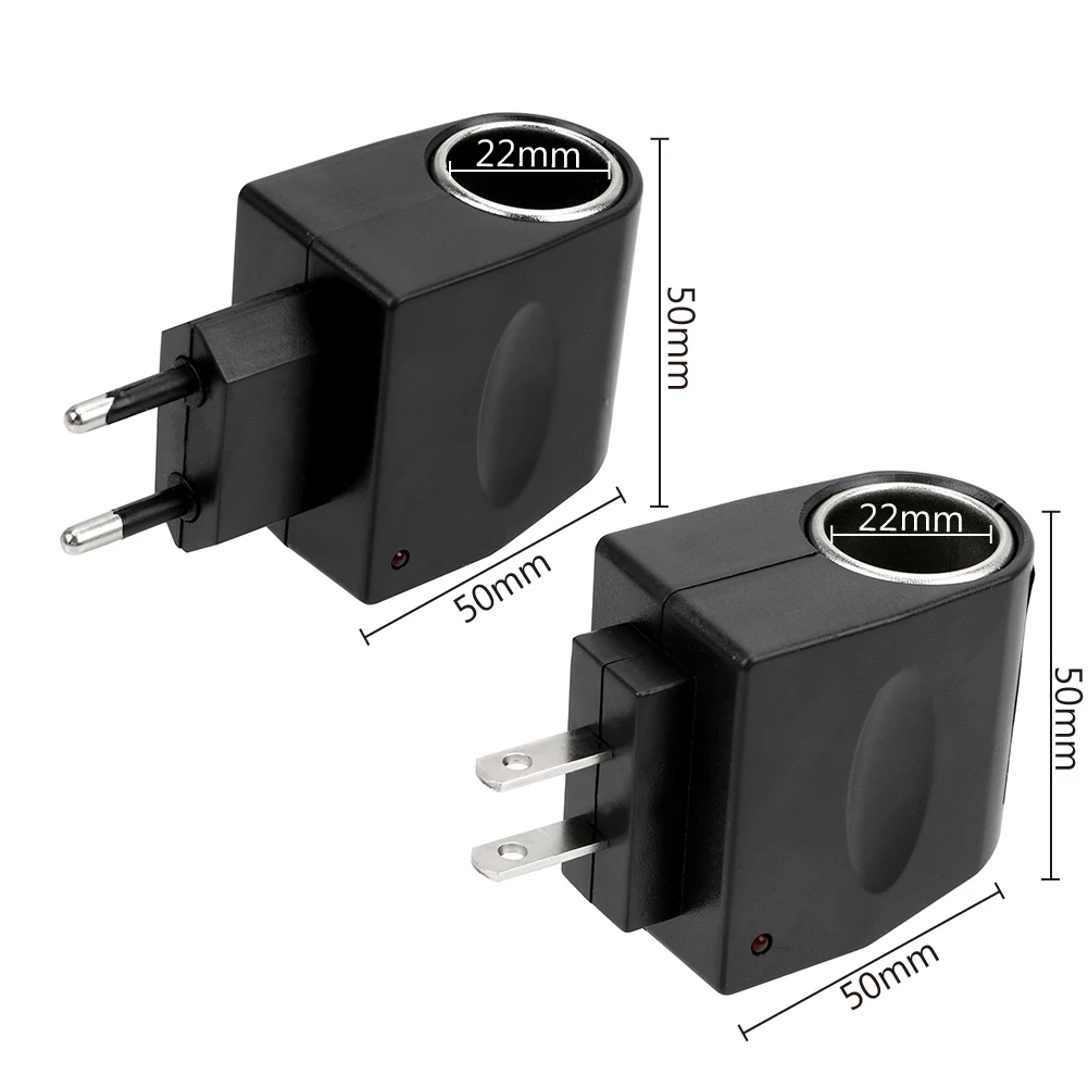 AC 220V To DC 12V Car Cigarette Lighter Adapter EU US Plug Converter Auto Accessories
AC 220V To DC 12V Car Cigarette Lighter Adapter EU US Plug Converter Auto Accessories