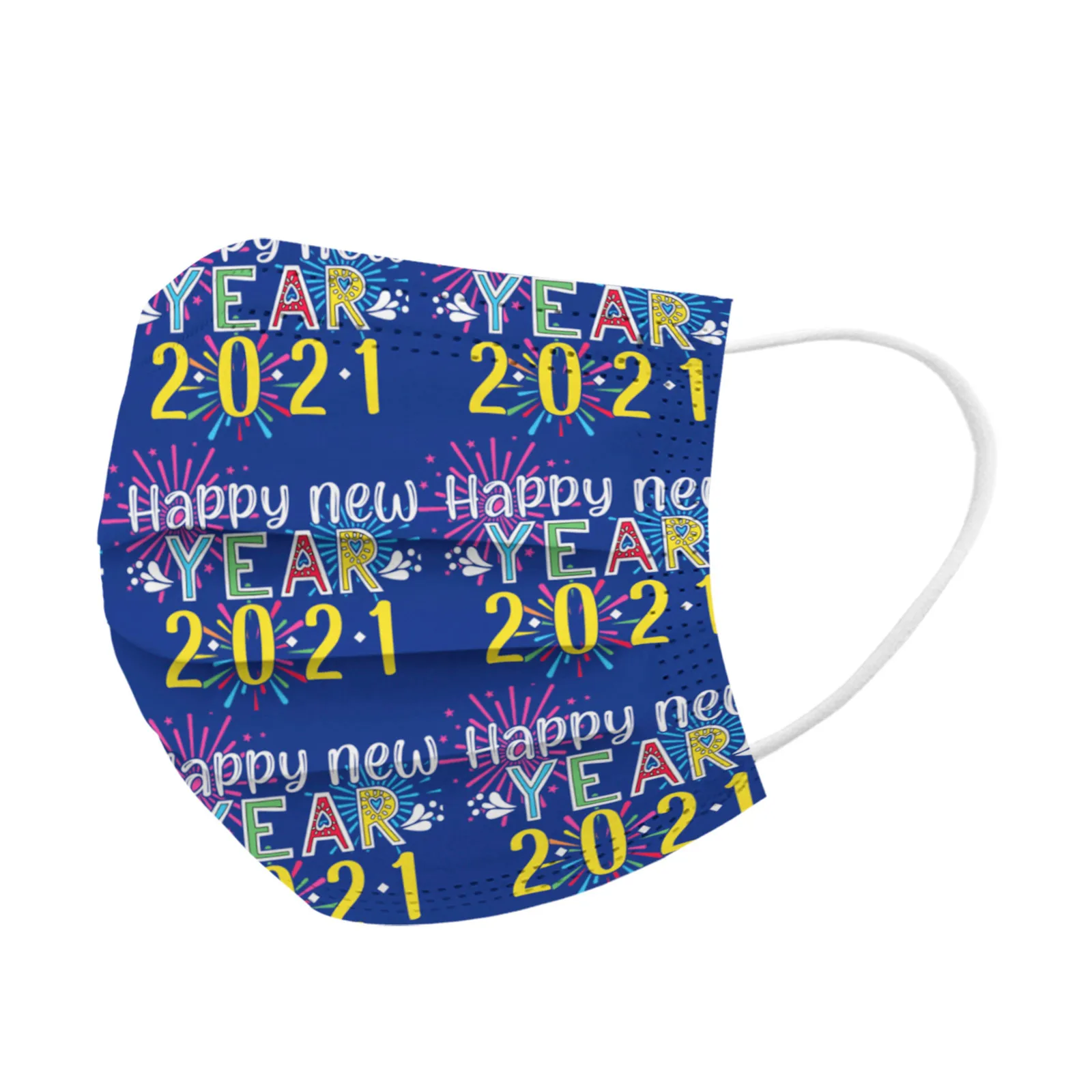 50PCS Happy New Year 2021 Unisex Kids Disposable Masks Print Face Mask 3-layer Protective Mouth Cover Breathable Mascarillas 
50PCS Happy New Year 2021 Unisex Kids Disposable Masks Print Face Mask 3-layer Protective Mouth Cover Breathable Mascarillas