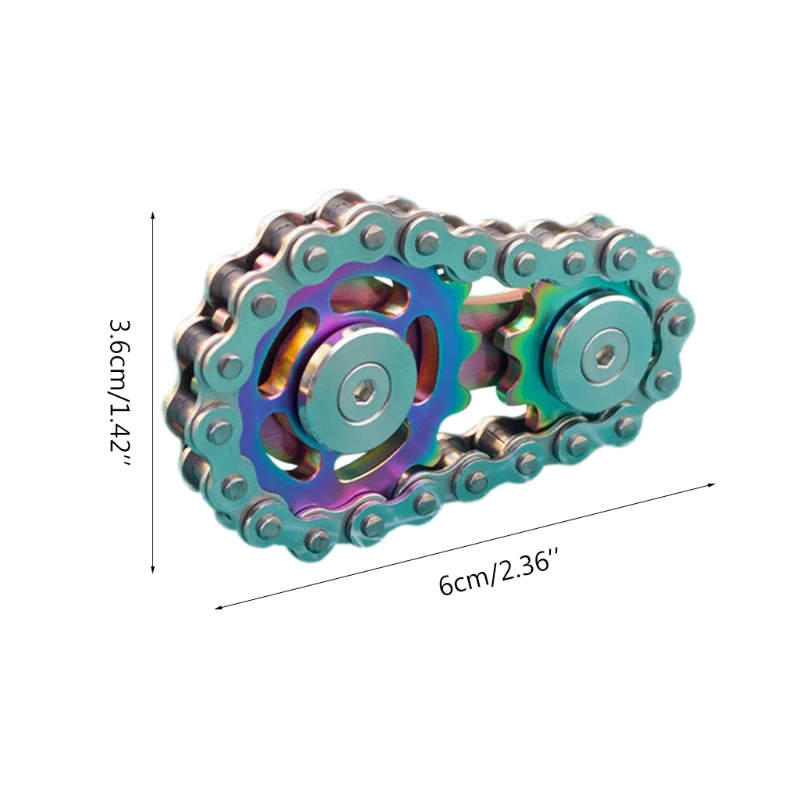 Sprockets Flywheel Fingertip Gyro Sprockets Chains EDC Metal Gear Chain Gyro Sproket Road Bike Spinner Kids Adults Toy
Sprockets Flywheel Fingertip Gyro Sprockets Chains EDC Metal Gear Chain Gyro Sproket Road Bike Spinner Kids Adults Toy