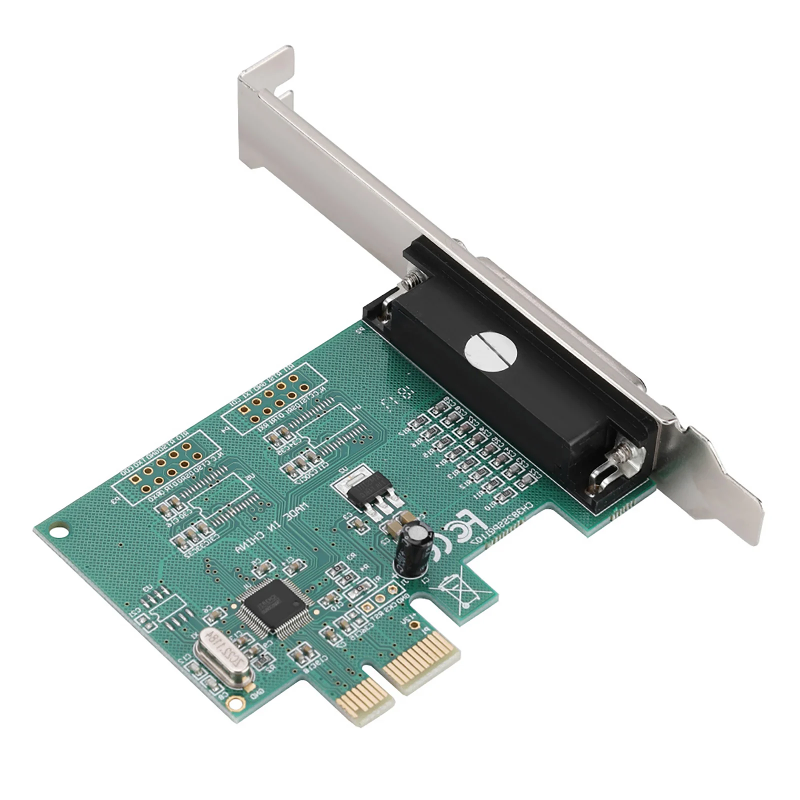 Адаптер PCI-E Express-преобразователь для карты принтера, совместимый с IEEE 1284, интерфейс с параллельным портом для замены компьютера, аксессуар 
Адаптер PCI-E Express-преобразователь для карты принтера, совместимый с IEEE 1284, интерфейс с параллельным портом для замены компьютера, аксессуар