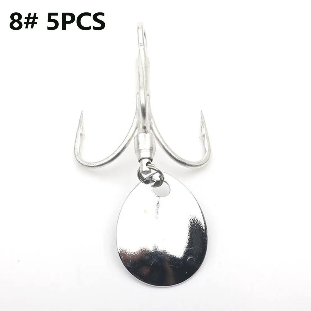 5Pcs Fishing Hook Treble Hook With Spoon 2# 4# 6# 8# Fishhook Spinner Bait Iscas Pesca Fishing Tackle Triple Hooks Accessories
5Pcs Fishing Hook Treble Hook With Spoon 2# 4# 6# 8# Fishhook Spinner Bait Iscas Pesca Fishing Tackle Triple Hooks Accessories