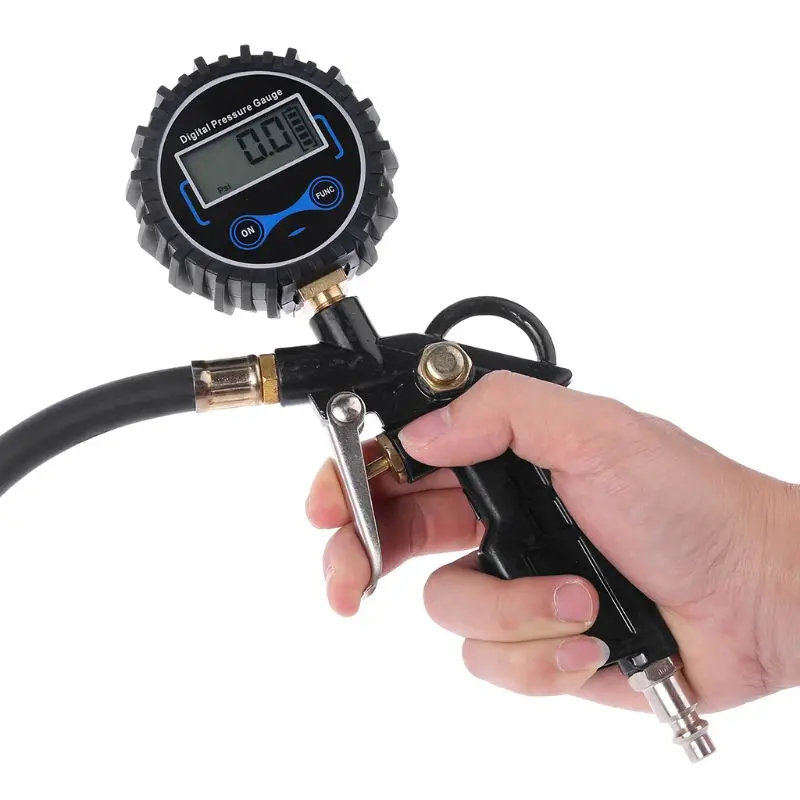 Car Truck Air Tire Inflator with Digital Pressure Gauge 200 PSI Air Chuck & Hose Pistol Type C7AC
Car Truck Air Tire Inflator with Digital Pressure Gauge 200 PSI Air Chuck & Hose Pistol Type C7AC
