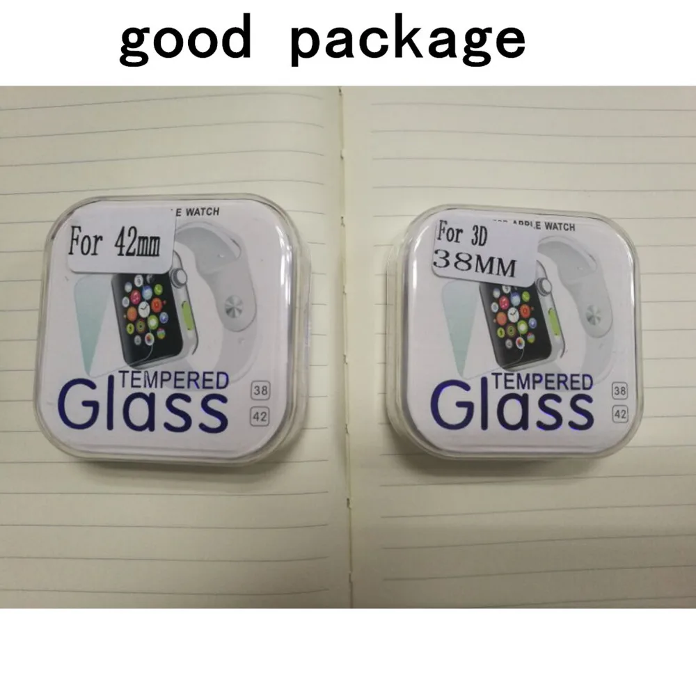 Tempered film For Apple Watch series 6 se 5 4 44mm 40mm 3D glass curved surface Anti-Shock full Screen iwatch 3 2 42mm 38mm | Наручные
