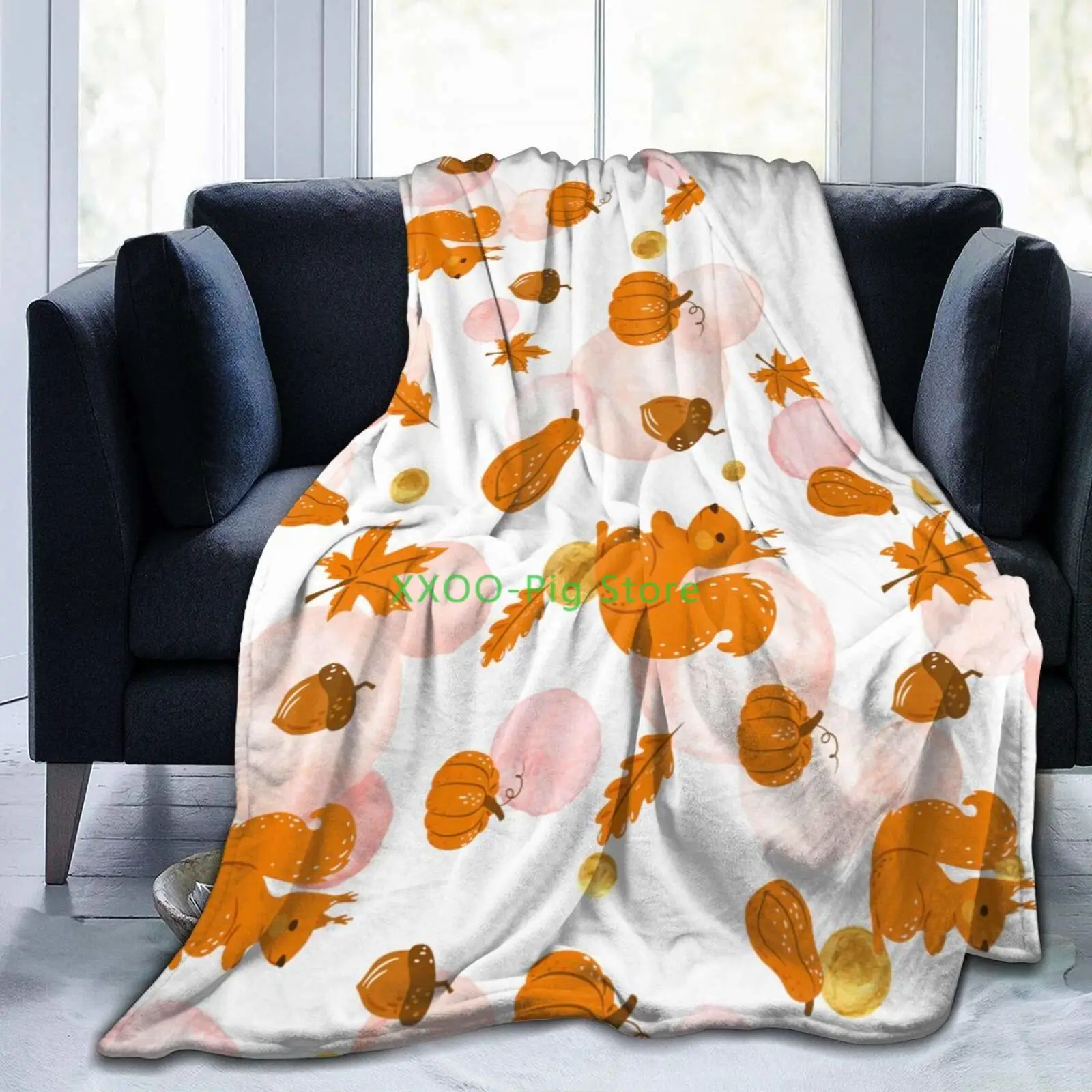 A Fall Squirrel Blanket Flannel Throw Blanket Ultra Soft Micro Fleece Blanket Bed Couch Living Room 100x120cm for Baby
A Fall Squirrel Blanket Flannel Throw Blanket Ultra Soft Micro Fleece Blanket Bed Couch Living Room 100x120cm for Baby