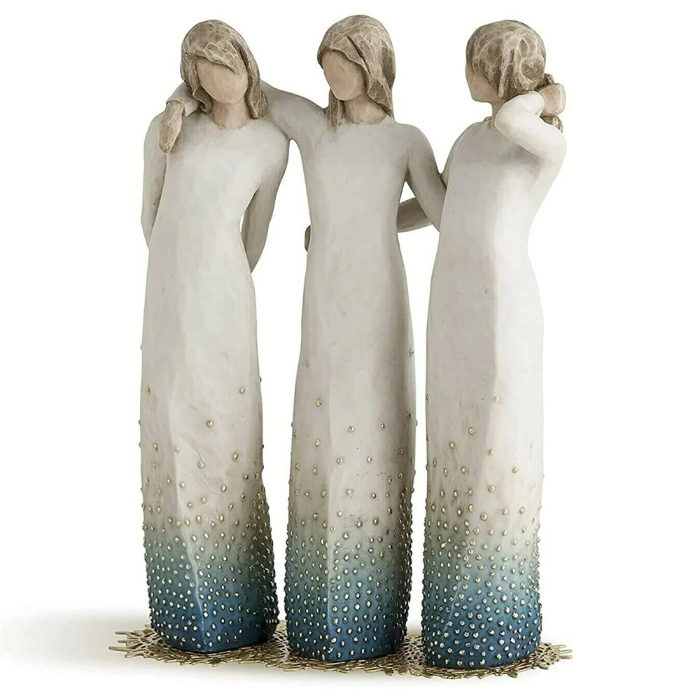 Three Women Sculpture Home Ornaments Resin Desk Crafts Memorial Gift Holiday Commemorative Living Room Furnishings Decoration
Three Women Sculpture Home Ornaments Resin Desk Crafts Memorial Gift Holiday Commemorative Living Room Furnishings Decoration