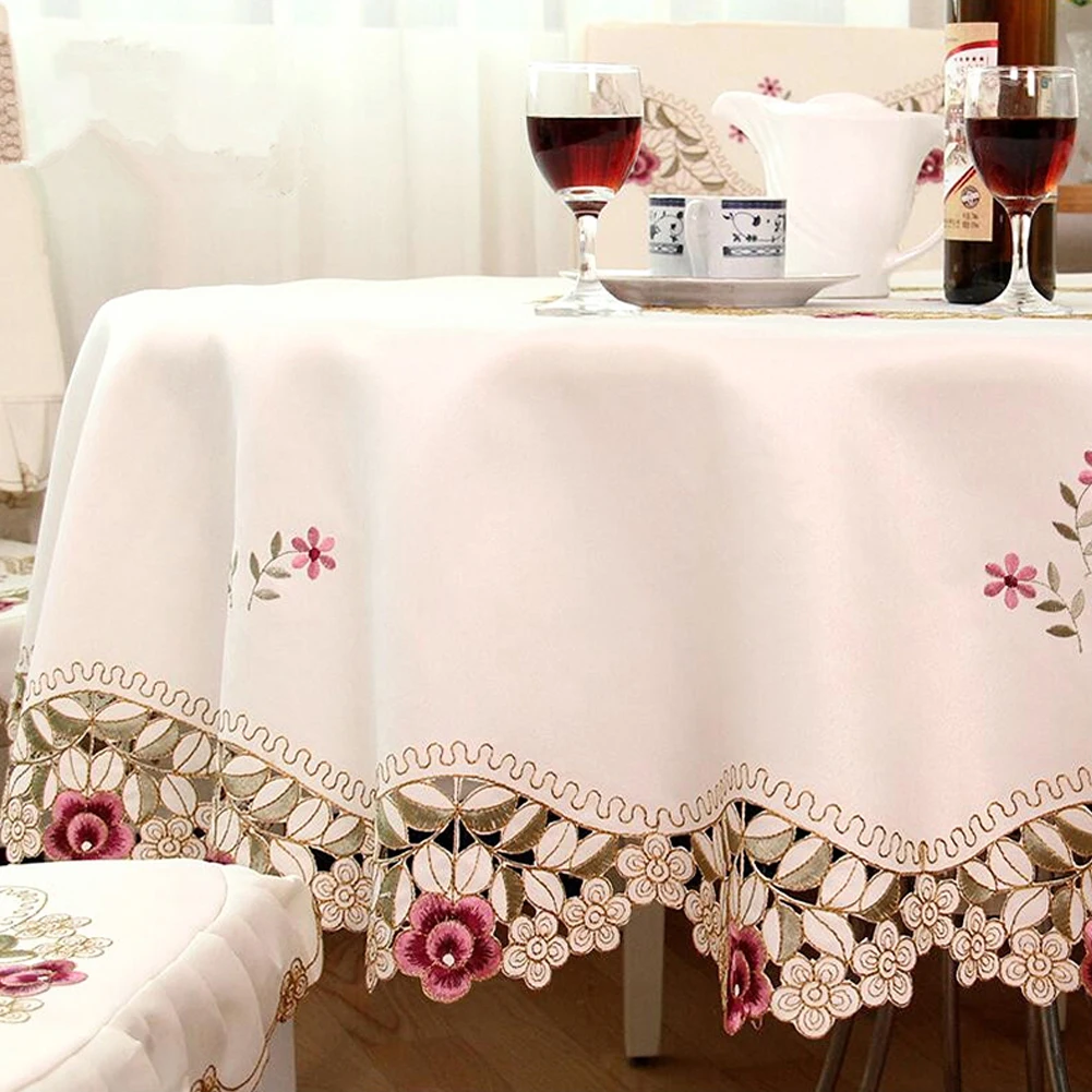 Rose Round Tablecloth Beige Embroidered Tablecloths Tablecloth Home Kitchen Supplies Table Decoration
Rose Round Tablecloth Beige Embroidered Tablecloths Tablecloth Home Kitchen Supplies Table Decoration