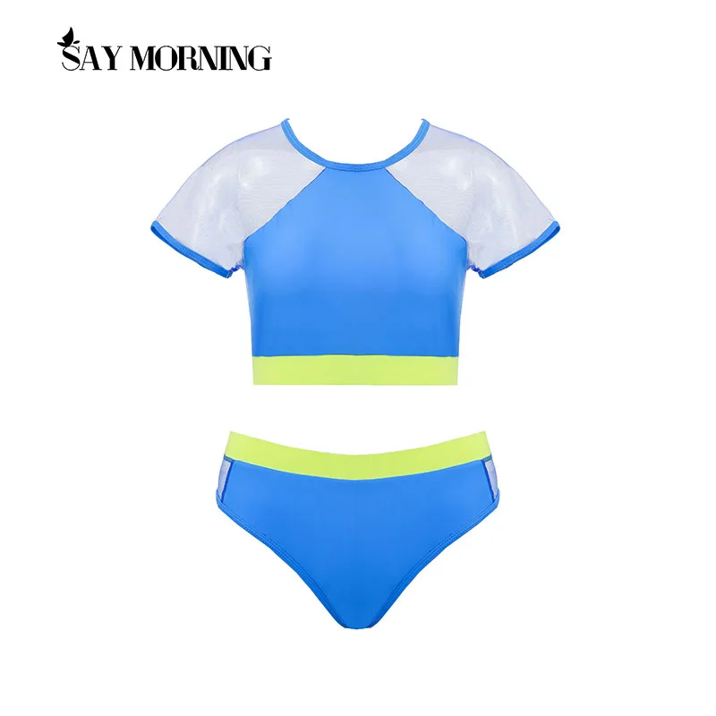 SAY MORNING 2021 Push up Swimsuit Female Brazilian Bikini Set Bathing Suit Swim High waist Short sleeves Sexy Mesh Hollow Bikini
SAY MORNING 2021 Push up Swimsuit Female Brazilian Bikini Set Bathing Suit Swim High waist Short sleeves Sexy Mesh Hollow Bikini