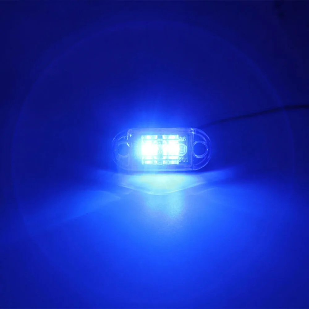 10pcs Blue LED Side Marker Light Camping Trailer Truck Side Marker Indicator Lamp Waterproof 12V-24V Car External Lights
10pcs Blue LED Side Marker Light Camping Trailer Truck Side Marker Indicator Lamp Waterproof 12V-24V Car External Lights