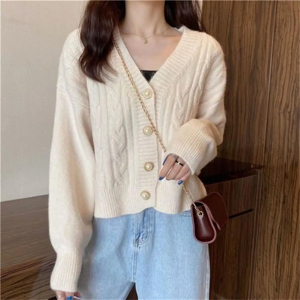 Cardigan Coat Long Sleeve Knitwear Soft Breathable Pure Color Cardigan Coat Cardigan for Going Out
Cardigan Coat Long Sleeve Knitwear Soft Breathable Pure Color Cardigan Coat Cardigan for Going Out