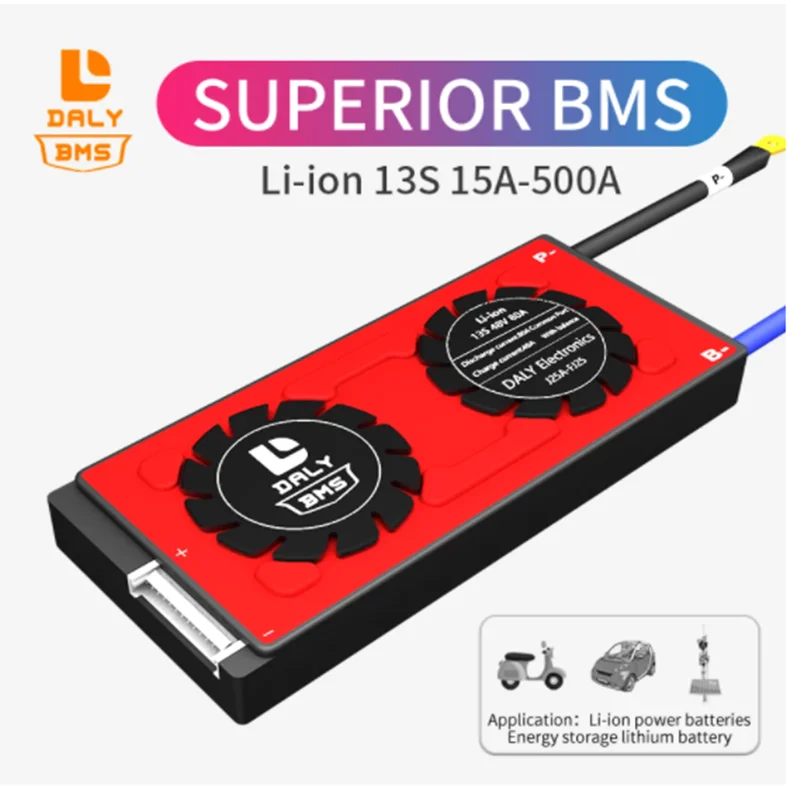 Daly BMS 18650 lithium battery li-ion 48v bms 13s 15A ~ 60A 80A 100A 120A 150A 200A~500A common port with balance solar battery
Daly BMS 18650 lithium battery li-ion 48v bms 13s 15A ~ 60A 80A 100A 120A 150A 200A~500A common port with balance solar battery