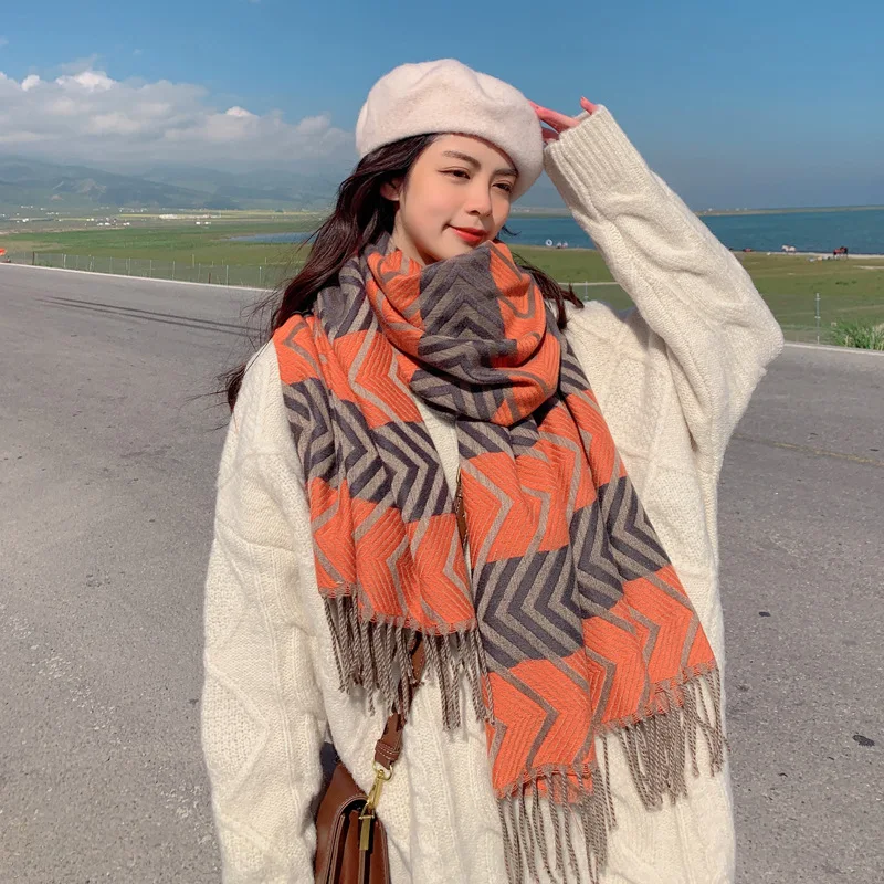 Winter Scarf tessel Soft Warm Pashmina Scarves Female Shawl Wraps Bufanda borla echarpe hiver cicartiz invierno mujer cachecol
Winter Scarf tessel Soft Warm Pashmina Scarves Female Shawl Wraps Bufanda borla echarpe hiver cicartiz invierno mujer cachecol